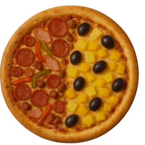 Pizza Chacarero / Hawaiana