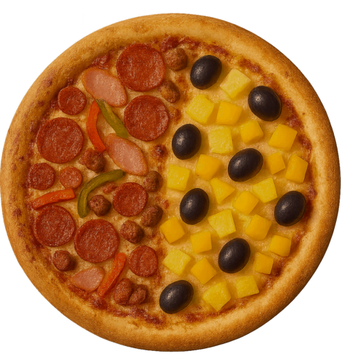 Pizza Chacarero / Hawaiana