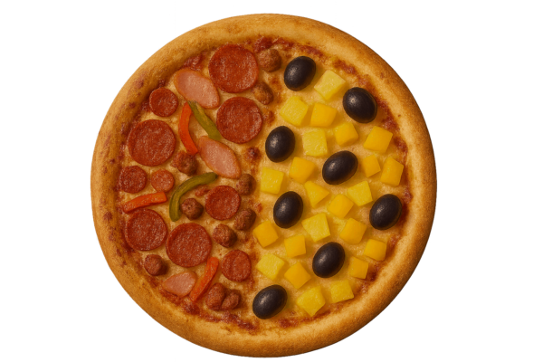 Pizza Chacarero / Hawaiana