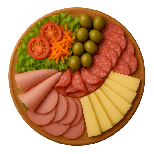 Tablita de quesos y embutidos
