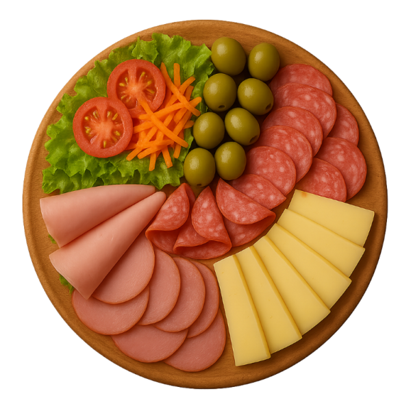 Tablita de quesos y embutidos