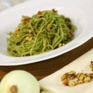spaguetti al pesto spaguetti al pesto